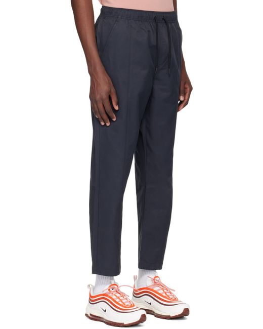 Pantalon cargo noir à cordon coulissant Nike pour homme en coloris Blue