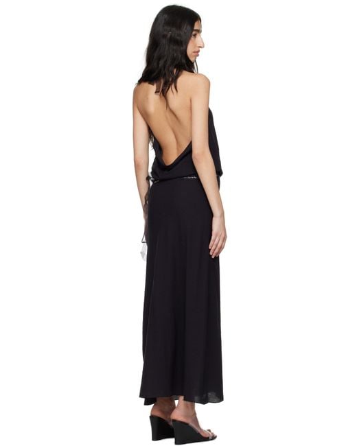 GIMAGUAS Costa Maxi Dress in Black | Lyst
