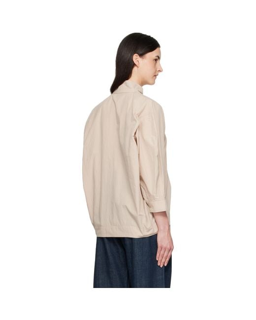 Lemaire Natural Scarf Blouse