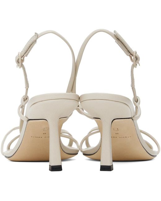 STUDIO AMELIA Black Entwined 70 Heeled Sandals