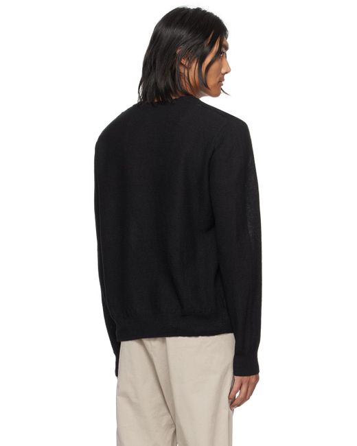 Barena Black V-neck Sweater for men