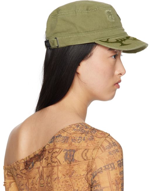 M I S B H V Green Khaki Military Cap