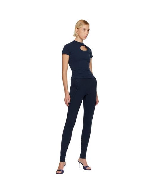 OTTOLINGER Blue Sculpted Hip Leggings