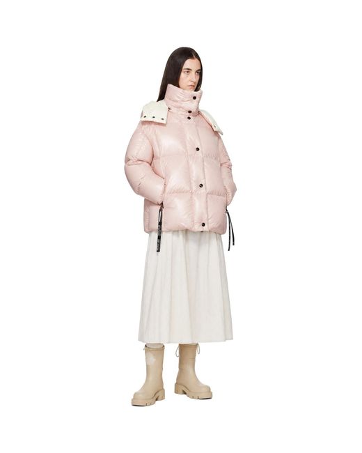 Moncler Pink Parana Down Jacket
