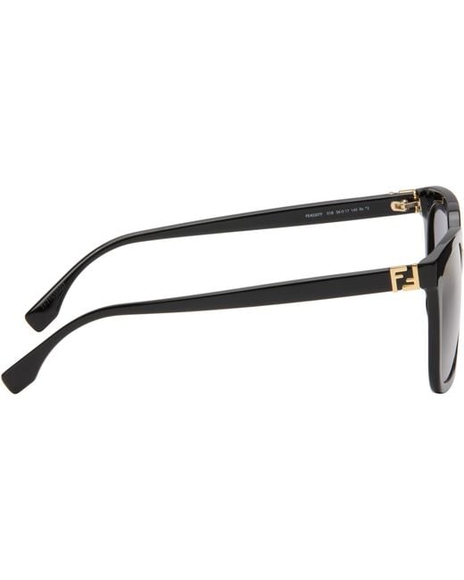 Fendi Black Square Sunglasses