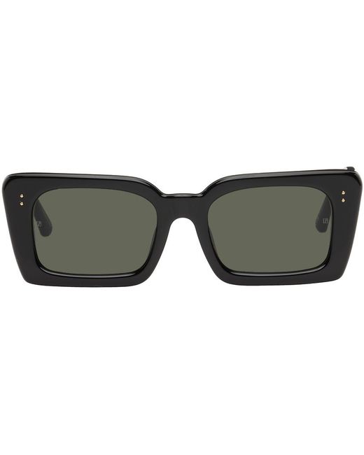 Linda Farrow Black Nieve Sunglasses for men