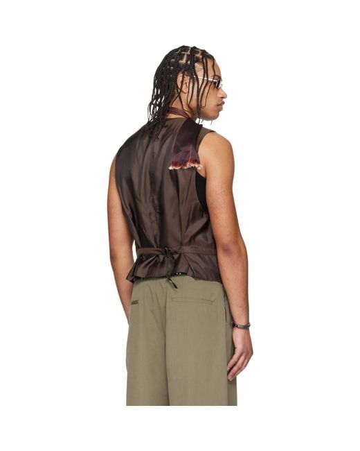 Our Legacy Black Classic Vest for men