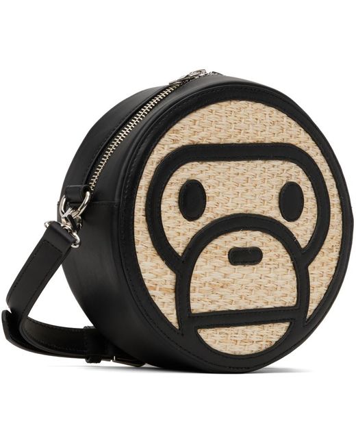 A Bathing Ape Black Baby Milo Shoulder Bag