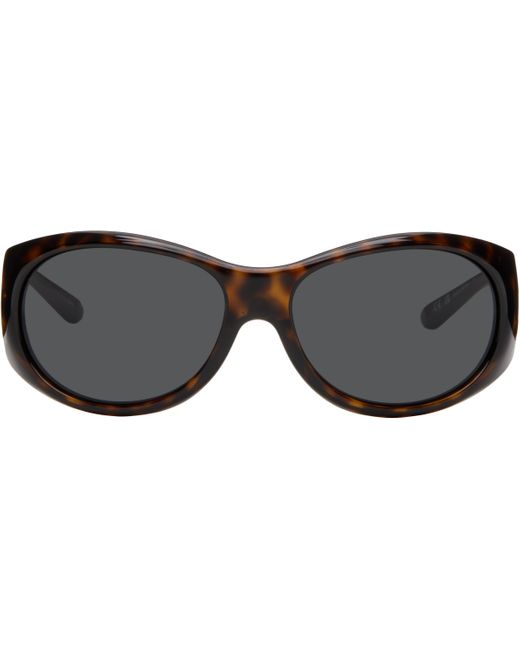 Courreges ブラウン Hybrid 01 サングラス Black