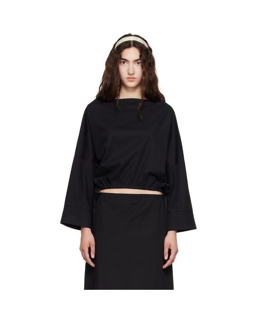 Brooke Callahan Black Cuff Top