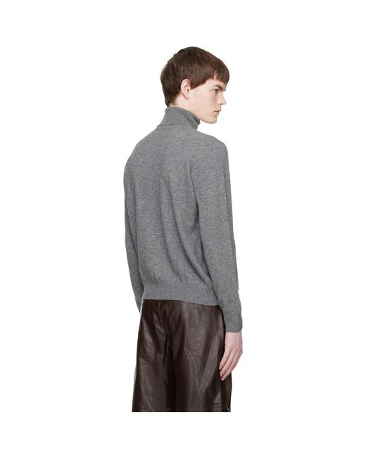 Entire studios Black Knit Turtleneck for men