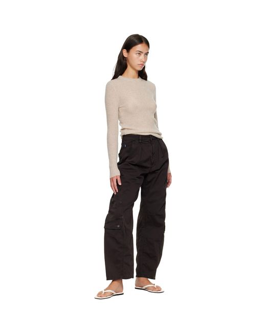 Citizens of Humanity Black Alessia Crewneck Sweater