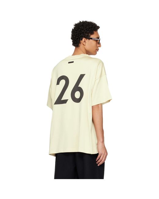 Fear Of God Natural Off- Cotton Rayon '26' /T-Shirt for men