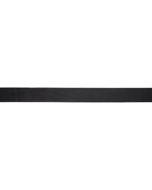 Rag & Bone Black Rounded Rebound Leather Belt