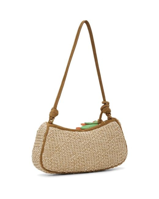Marc Jacobs Brown 'The Summer Woven Charm' Shoulder Bag