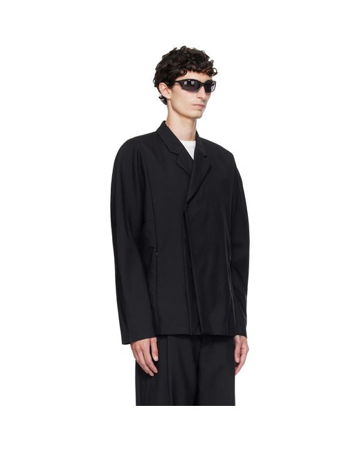 Kiko Kostadinov Black Vaals Tailored Blazer for men