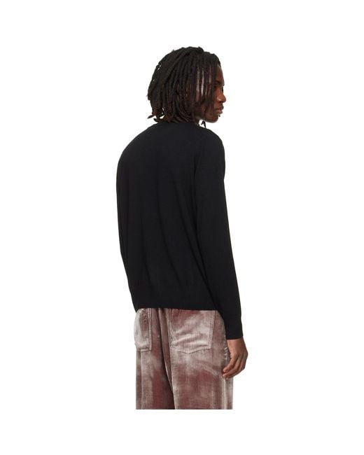 Vivienne Westwood Black Alex Round Neck Sweater for men