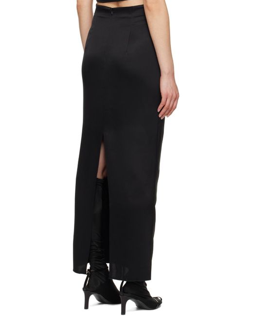 Nanushka Black Nago Maxi Skirt