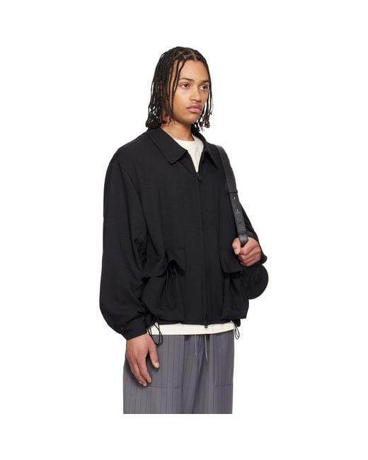 Y-3 Black Sport Uniform Blouson Jacket for men