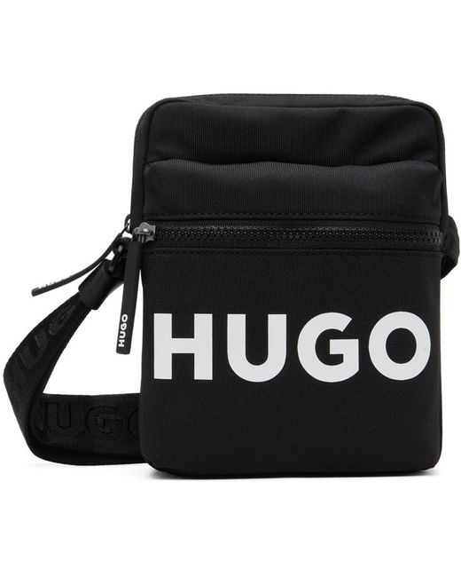 メンズ HUGO Ethon 2.0 ロゴ バッグ Black