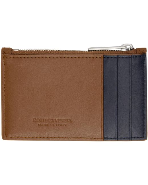 Bottega Veneta Black Cassette Zippe Card Holder