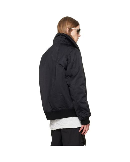Rick Owens Black Tower Dracuflight Jacket for men