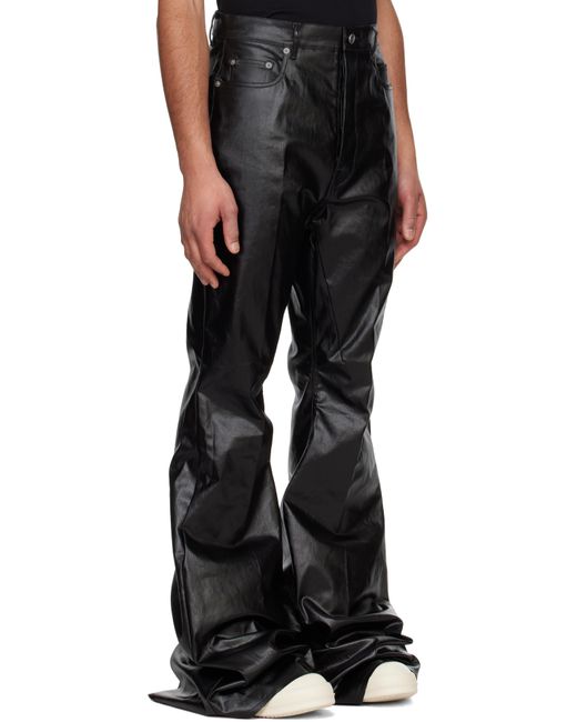 Rick Owens Black Hollywood Bolan Bootcut Jeans for men