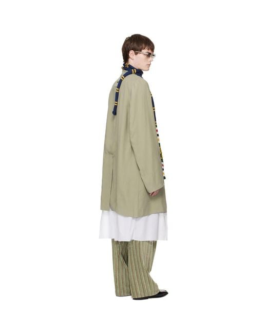 Edward Cuming Black Exploded Lining Coat for men