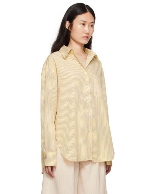 Frankie Shop Natural Yellow Lui Shirt