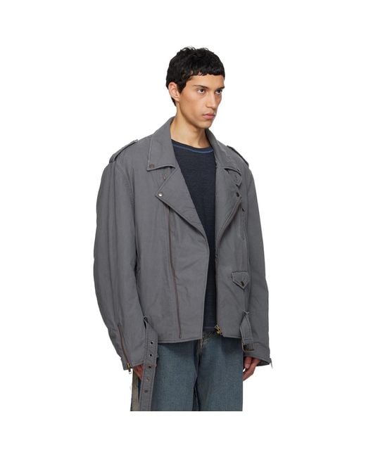 MM6 by Maison Margiela Black Sports Jacket for men