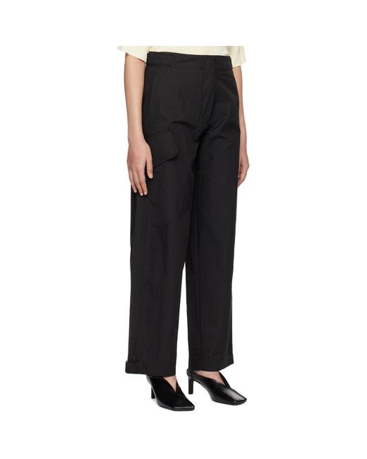 Studio Nicholson Black Obra Trousers