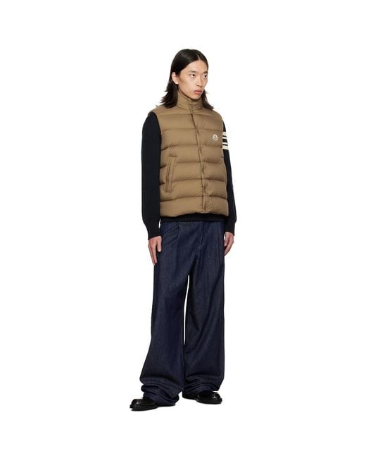 Moncler Black Tibb Down Vest for men