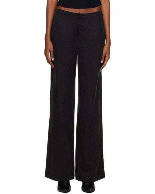 Reformation Alissa Trousers in Black | Lyst