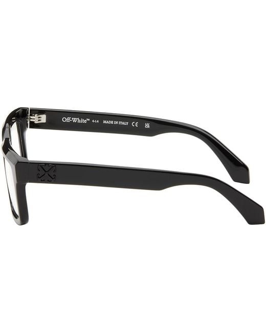 Off-White c/o Virgil Abloh Black Optical Style 73 Glasses for men