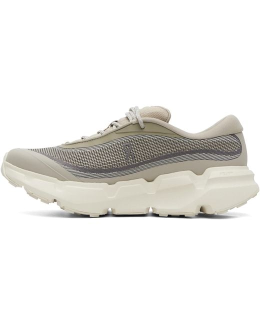 On Shoes Gray Cloudsoma Hike Sneakers for men