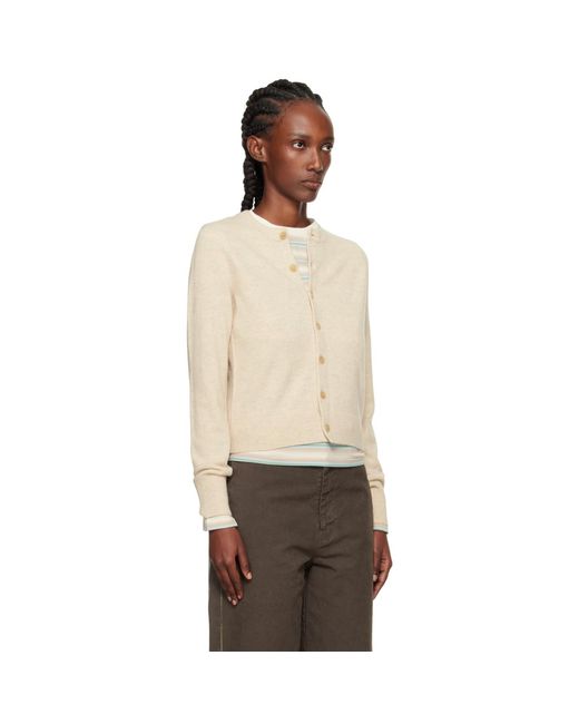 Acne Black Yak Wool Fitted Cardigan