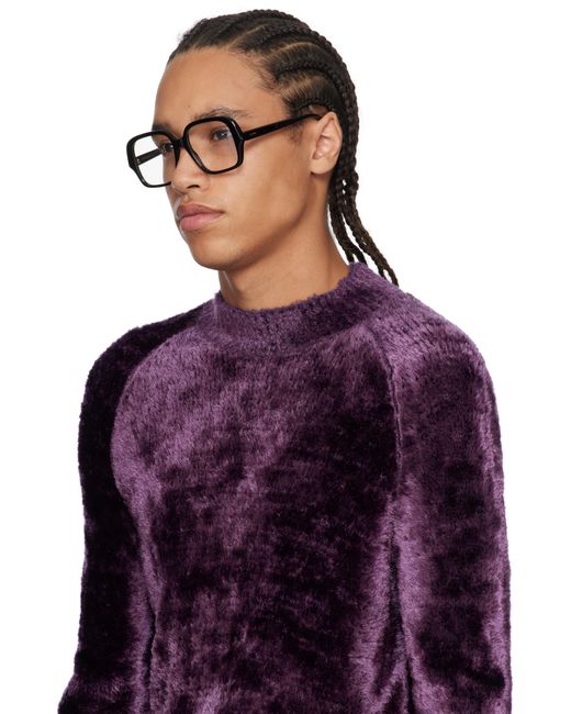 Lunettes Noires À Monture Étroite Loewe pour homme en coloris Black