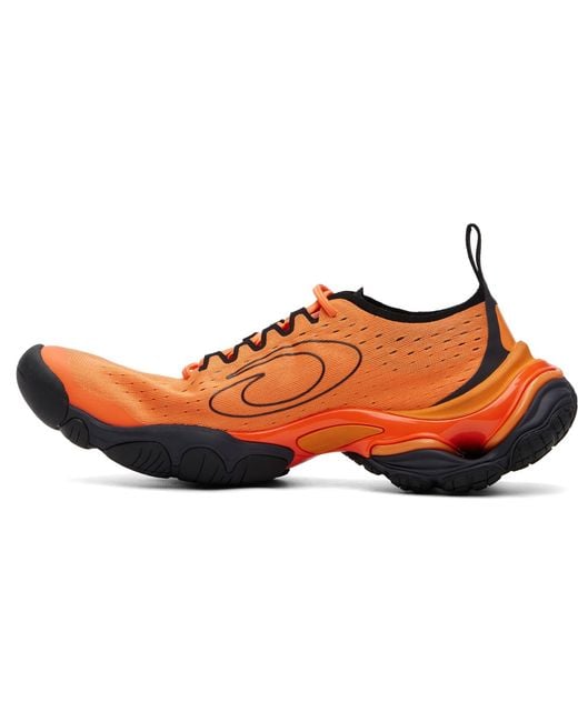 Balenciaga Orange Anatomic Runner Sneakers for men