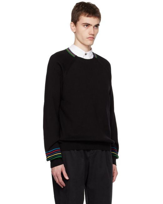PS by Paul Smith Black Striped Sweater for men