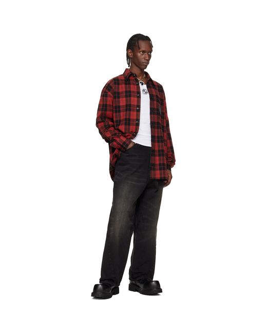 Vetements Black Spiral Jeans for men