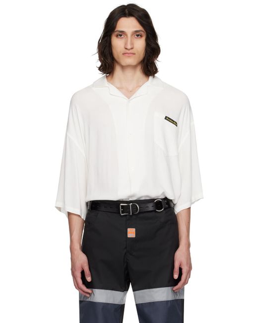 Martine Rose White Patch Shirt for men
