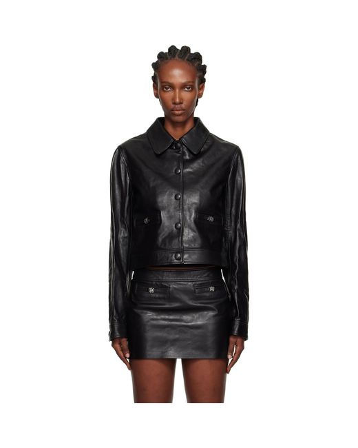 Amiri Black Ma Leather Jacket