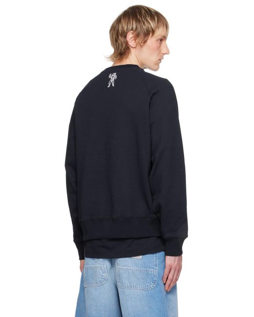 BBCICECREAM Black Arch Sweatshirt for men