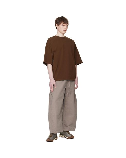 Entire studios Brown Taupe Loft Trousers for men