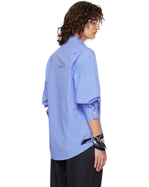 Adererror Blue Fluic Shirt