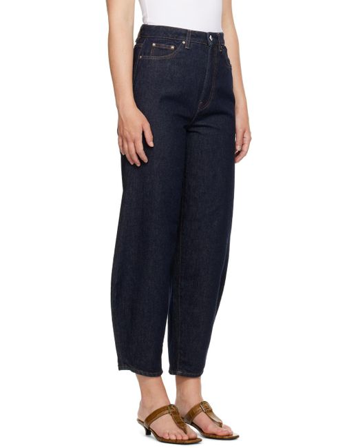 Totême  Blue Barrel Leg Jeans