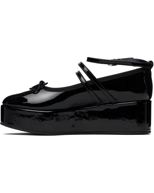 Repetto Black Cendrillon Platform Heels
