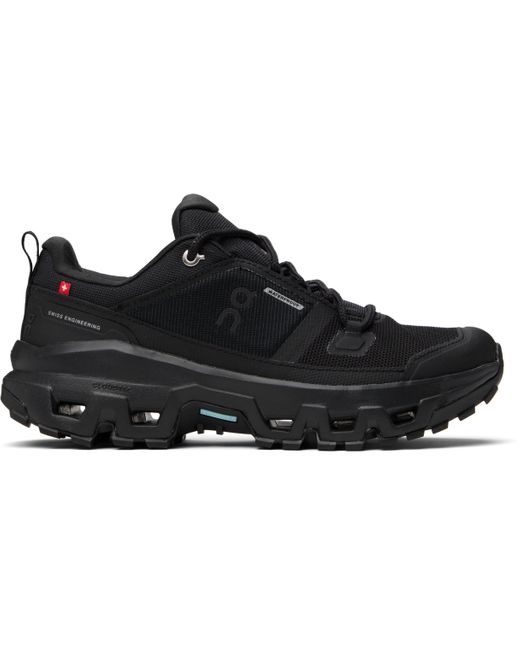 On Shoes ブラック Cloudrock Low Wp スニーカー Black