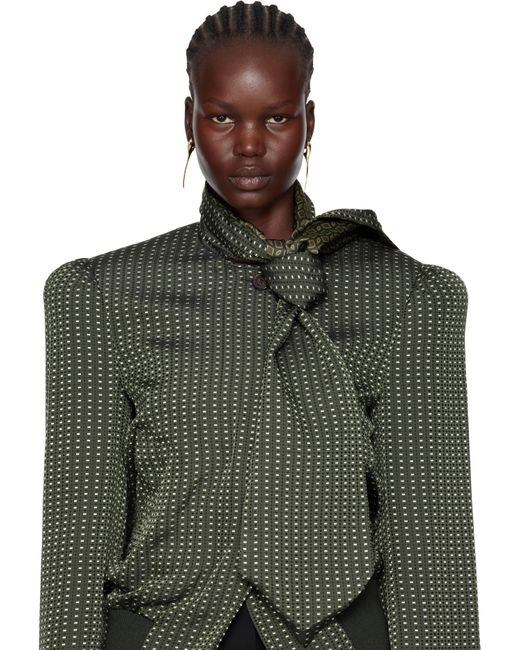 Givenchy Black Maple Seed Earrings