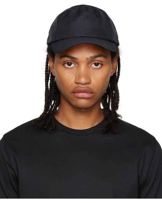 Norse Projects Black Navy Sports Cap for men